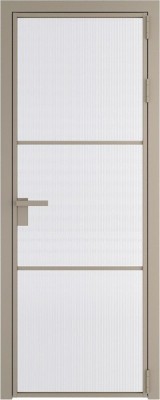 Алюминиевая дверь Profil Doors 13 AG Никель матовый Мору Белый