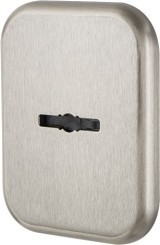 Декор. Armadillo (Армадилло) Квадратная накл. на сувальдный со шторкой PS-DEC SQ CT (ATC Protector 1) SN-3 Мат.никель