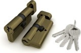 Цилиндровый Fuaro (Фуаро) механизм (100 ZM/60) 1000ZMKnob60(25+10+25) AB бронза 5Key с вертушкой