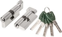 Цилиндровый Punto (Пунто) механизм (A202/60) A2002Knob60(25+10+25) с вертушкой SN никель
