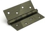 Петля Fuaro (Фуаро) универсальная IN4400U-BL AB (4BB/BL 100x75x2,5) бронза БЛИСТЕР