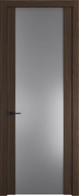 Межкомнатная дверь Profil Doors Orange 1.13N.O Орех Шоколад Монохром серебро (серебро матлак)