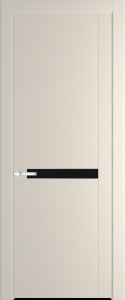 Межкомнатная дверь Profil Doors 1.4 P Монохром черный Кремовая Магнолия (RAL 120-04)