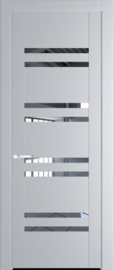 Межкомнатная дверь Profil Doors 1.6 P Прозрачное Лайт Грей (RAL 870-01)
