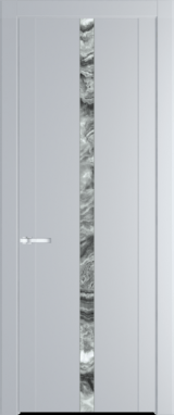 Межкомнатная дверь Profil Doors 1.8 P Атриум серебро Лайт Грей (RAL 870-01)