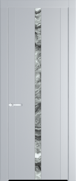 Межкомнатная дверь Profil Doors 1.8 P Атриум серебро Лайт Грей (RAL 870-01)