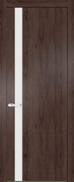 Межкомнатная дверь Profil Doors 18 NW Монохром белый просветленный Дуб Тобакко