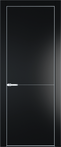 Межкомнатная дверь Profil Doors 16 PA Серебро Блэк