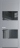 Межкомнатная дверь Profil Doors 22 PA Серебро Зеркало Grey Смоки (RAL 870-02)