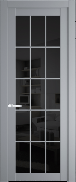 Межкомнатная дверь Profil Doors 1.1.2 (p.15) Черное тонированное Смоки (RAL 870-02)