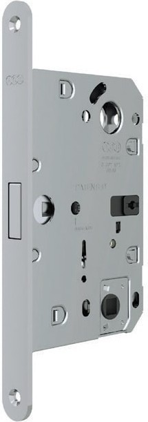 B06132.50.34 AGB (АГБ) Защелка врезная WC (мат хром) тех. уп. без отв. пл. POLARIS WAVE