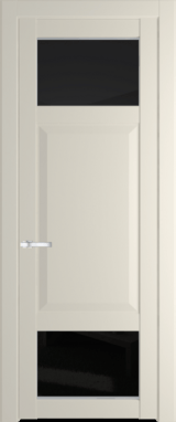 Межкомнатная дверь Profil Doors 1.3.4 PD Черное тонированное Кремовая Магнолия (RAL 120-04)