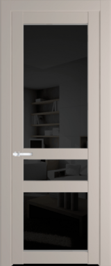 Межкомнатная дверь Profil Doors 1.5.2 PD Черное тонированное Сэнд