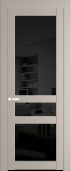 Межкомнатная дверь Profil Doors 1.5.2 PD Черное тонированное Сэнд