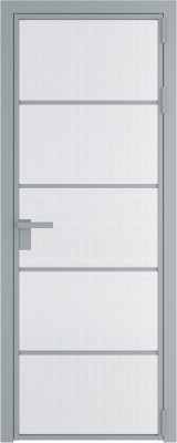 Алюминиевая дверь Profil Doors 14 AG Серебро Мору белое