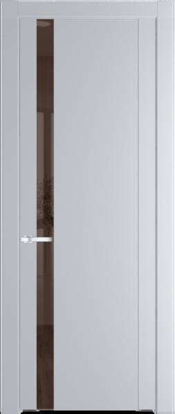 Межкомнатная дверь Profil Doors 1.2 P Зеркало бронзовое Лайт Грей (RAL 870-01)