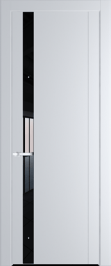 Межкомнатная дверь Profil Doors 1.2 P Lacobel Черный лак Вайт (RAL 110 96 02)