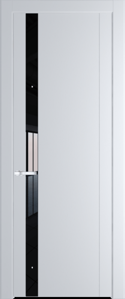 Межкомнатная дверь Profil Doors 1.2 P Lacobel Черный лак Вайт (RAL 110 96 02)