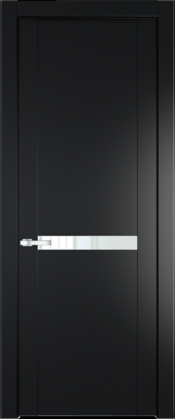 Межкомнатная дверь Profil Doors 1.4 P Lacobel Белый лак Блэк