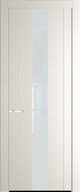 Межкомнатная дверь Profil Doors 1.9 P Lacobel Белый лак Перламутр белый