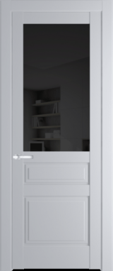Межкомнатная дверь Profil Doors 3.5.3 PD Лайт Грей (RAL 870-01) Черное тонированное