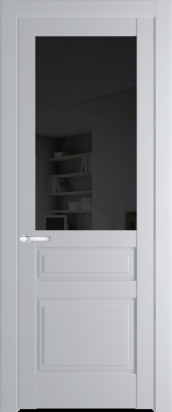 Межкомнатная дверь Profil Doors 3.5.3 PD Лайт Грей (RAL 870-01) Черное тонированное
