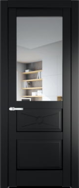 Межкомнатная дверь Profil Doors 1.5.2 PM Прозрачное Блэк