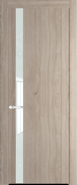 Межкомнатная дверь Profil Doors 1.2 N Lacobel Белый лак Дуб Сонома