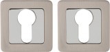 Накладка Punto (Пунто) под цилиндр ET.K.QR52 (ET QR) SN/CP-3 матовый никель/хром
