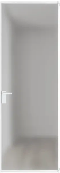 Алюминиевая дверь Profil Doors 1AT Вайт Матовое
