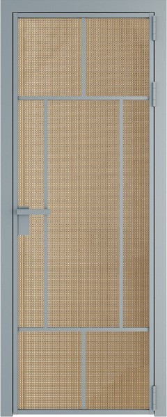 Алюминиевая дверь Profil Doors 10 AG Серебро Кризет Золото