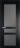 Межкомнатная дверь Profil Doors 1.5.2 PD Графит Блэк