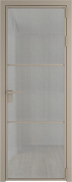 Алюминиевая дверь Profil Doors 13 AG Никель матовый Рэте