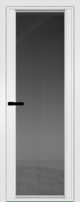 Алюминиевая дверь Profil Doors 2AGP Вайт Тонированное