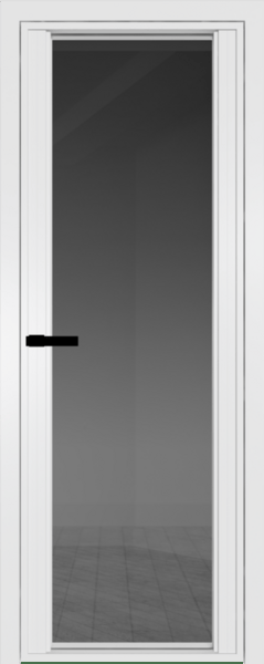 Алюминиевая дверь Profil Doors 2AGP Вайт Тонированное