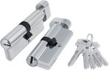 Цилиндровый Fuaro (Фуаро) механизм (200 ZM/100) 2000ZMKnob100(50+10+40) CP хром 5Key с вертушкой