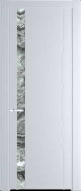 Межкомнатная дверь Profil Doors 1.2 P Атриум серебро Вайт (RAL 110 96 02)