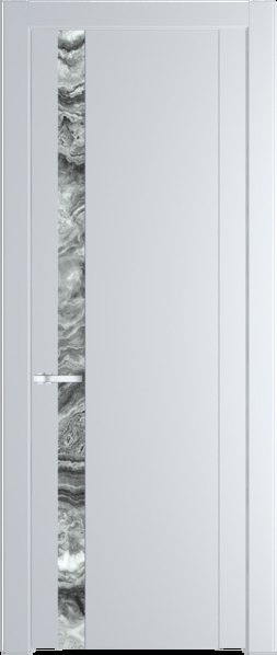 Межкомнатная дверь Profil Doors 1.2 P Атриум серебро Вайт (RAL 110 96 02)