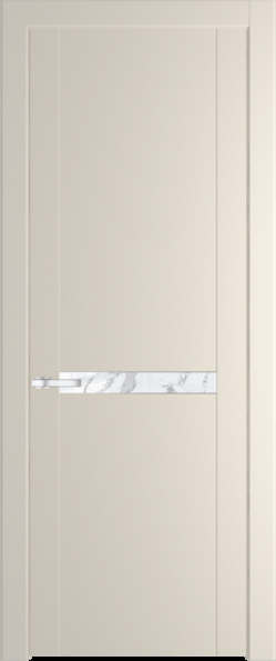 Межкомнатная дверь Profil Doors 1.4 P Нефи белый узор серебро Кремовая Магнолия (RAL 120-04)