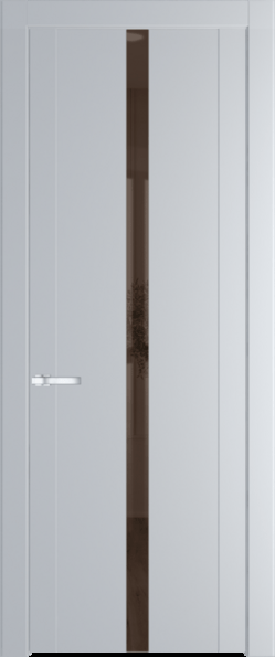 Межкомнатная дверь Profil Doors 1.8 P Зеркало бронзовое Лайт Грей (RAL 870-01)