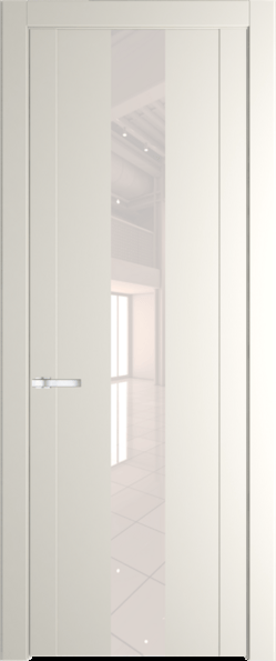 Межкомнатная дверь Profil Doors 1.9 P Lacobel Перламутровый лак Перламутр белый