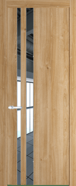 Межкомнатная дверь Profil Doors 20 NW Зеркало Дуб Карамель