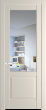 Межкомнатная дверь Profil Doors 4.2.2 PD Кремовая Магнолия (RAL 120-04) Прозрачное