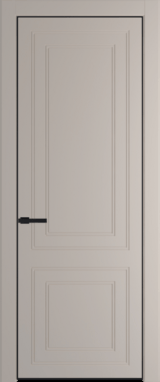 Межкомнатная дверь Profil Doors 27 PA Черный матовый Сэнд