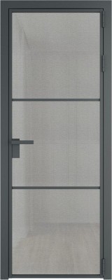 Алюминиевая дверь Profil Doors 13 AG Серая ночь Рэте