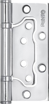 Петля Punto (Пунто) универсальная без врезки IN4200W CP (200-2B 100x2,5) хром