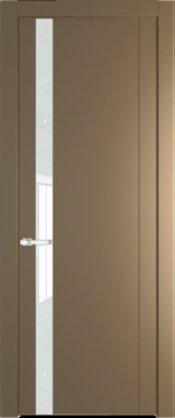 Межкомнатная дверь Profil Doors 1.2 P Белый лак Перламутр золото