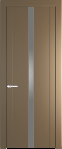 Межкомнатная дверь Profil Doors 1.8 P Монохром серебро (серебро матлак) Перламутр золото