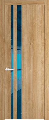 Межкомнатная дверь Profil Doors 20 NW Зеркало Blue Дуб Карамель