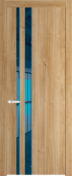 Межкомнатная дверь Profil Doors 20 NW Зеркало Blue Дуб Карамель